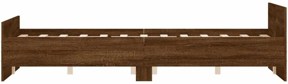 Lova Lovos rėmas su galvūgaliu ir kojūgaliu, rudas, 135x190cm