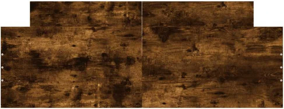 Lova Lovos rėmas su galvūgaliu ir kojūgaliu, dūminis, 135x190cm
