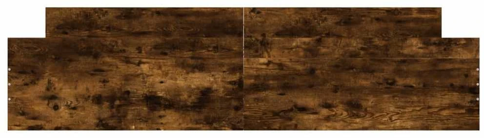 Lovos rėmas su galvūgaliu ir kojūgaliu, dūminis, 200x200cm