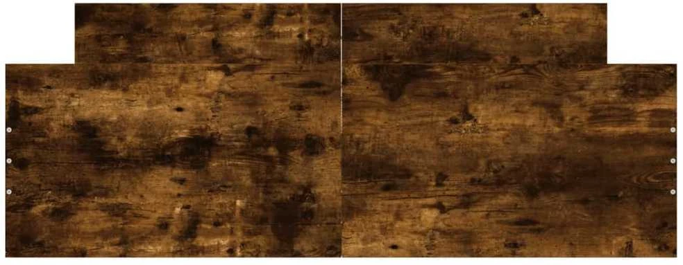Lovos rėmas su galvūgaliu ir kojūgaliu, dūminis, 140x190cm