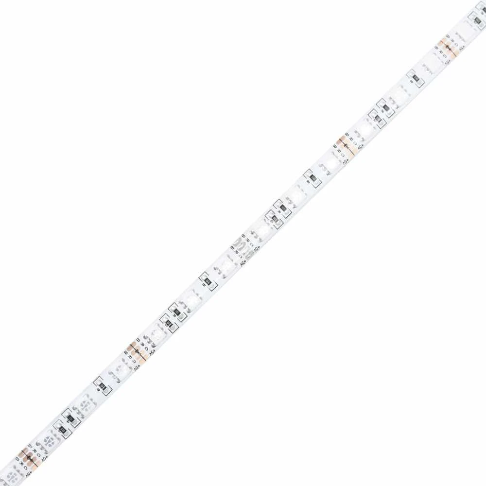 Lovos rėmas su galvūgaliu ir LED, dūminio ąžuolo, 140x200cm