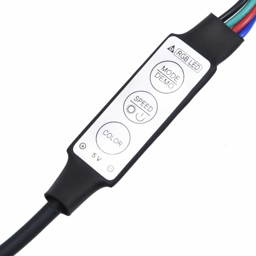 Lovos rėmas su galvūgaliu ir LED lemputėmis, baltas, 100x200cm