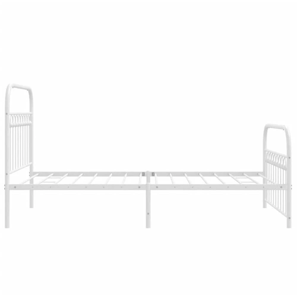 Lova Lovos rėmas su galvūgaliu/kojūgaliu, baltas, 100x190cm, metalas