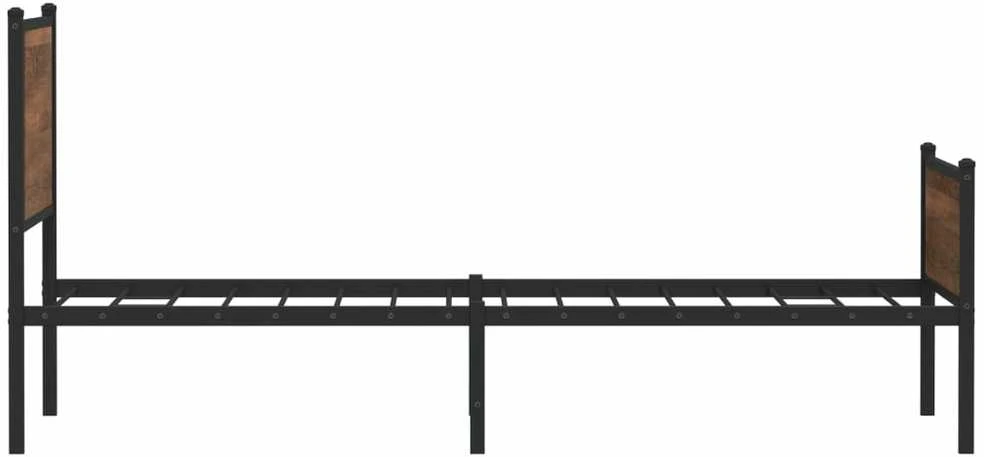 Lova Lovos rėmas be čiužinio, rudas ąžuolo, 100x190cm, metalas