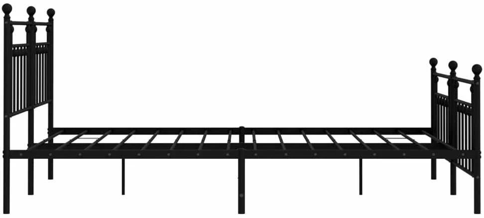 Lovos rėmas be čiužinio, juodas, 180x200cm, metalas