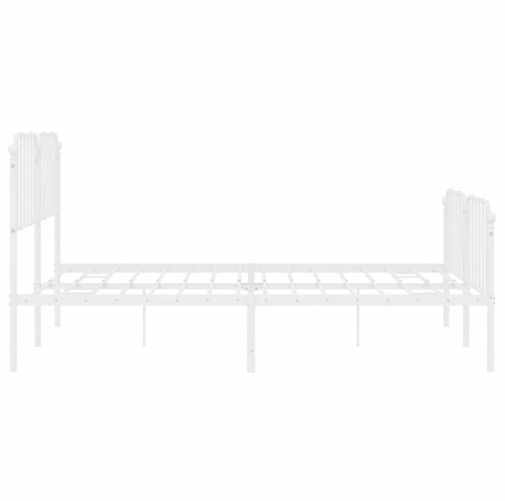 Lova Lovos rėmas su galvūgaliu/kojūgaliu, baltas, 183x213cm, metalas