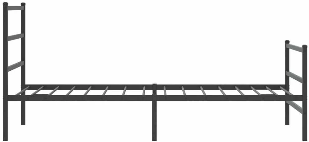 Lova Lovos rėmas su galvūgaliu/kojūgaliu, juodas, 100x190cm, metalas
