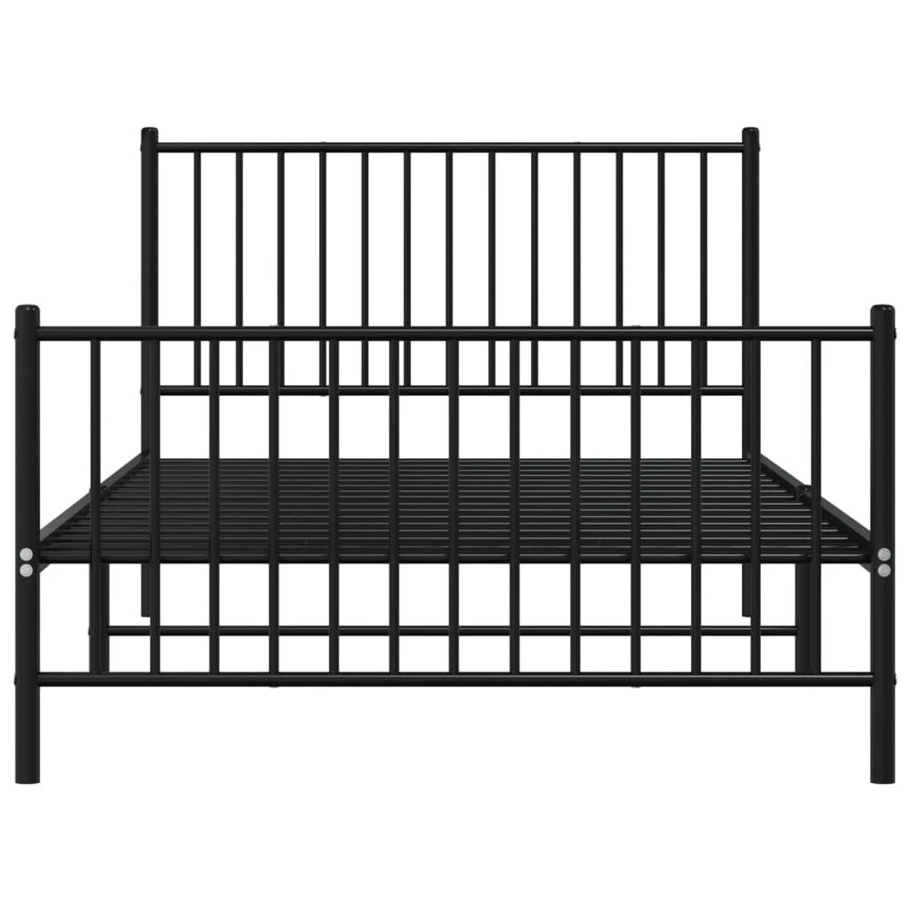 Lova Lovos rėmas su galvūgaliu/kojūgaliu, juodas, 107x203cm, metalas