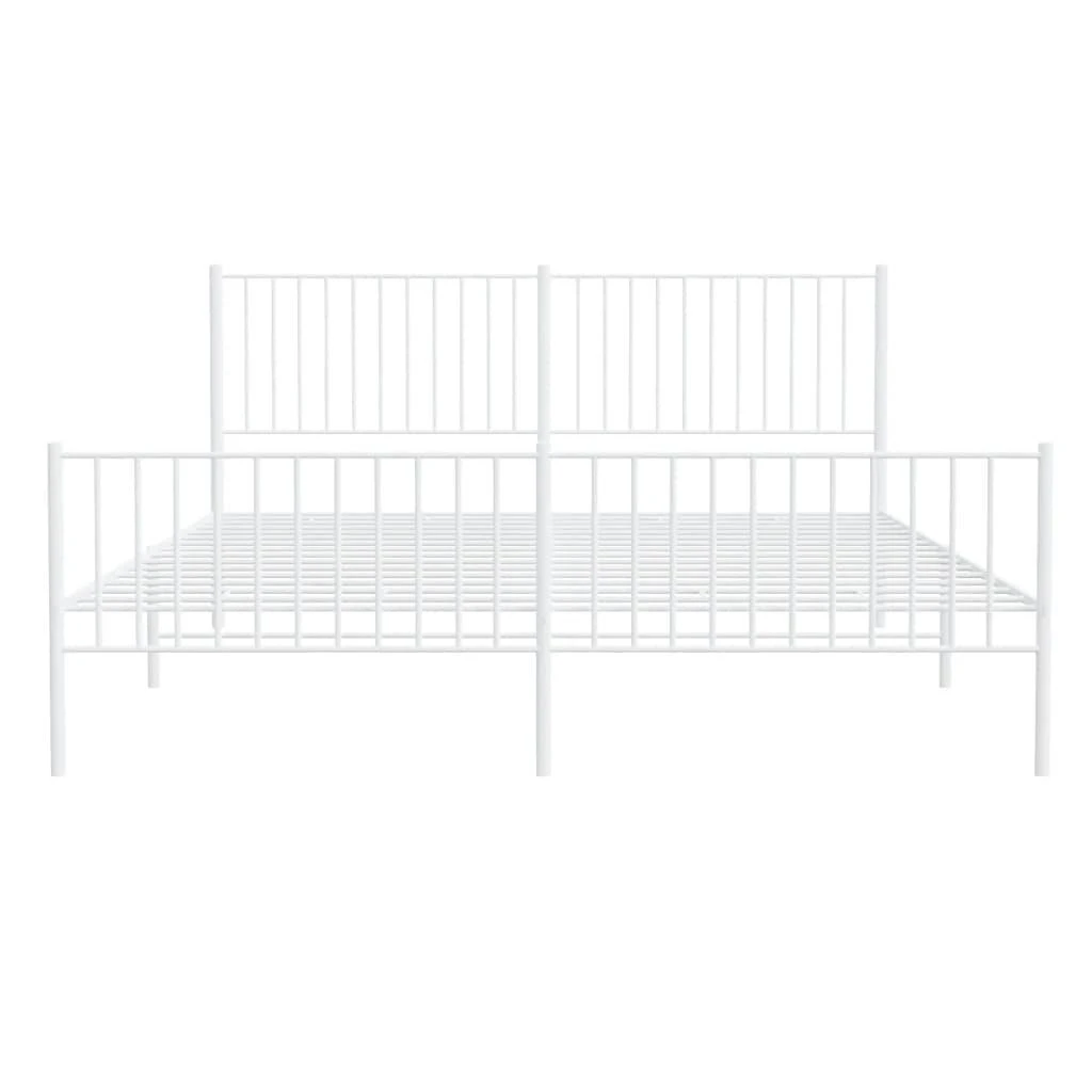 Lova Lovos rėmas su galvūgaliu/kojūgaliu, baltas, 183x213cm, metalas