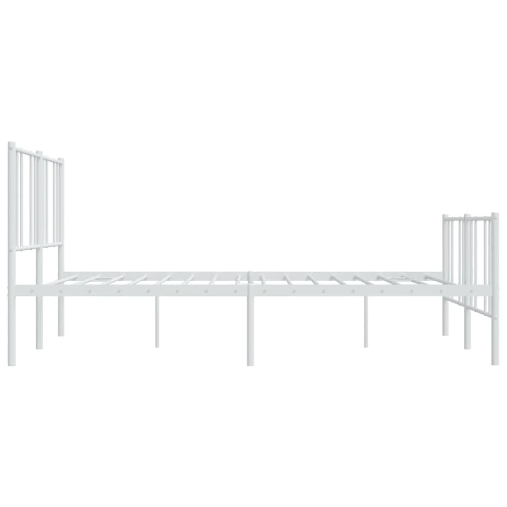 Lova Lovos rėmas su galvūgaliu/kojūgaliu, baltas, 183x213cm, metalas