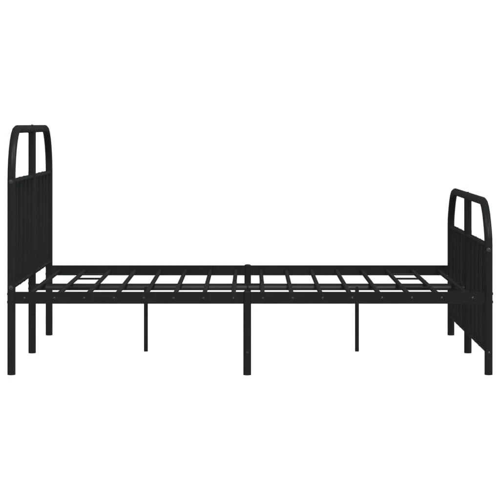 Lova Lovos rėmas su galvūgaliu/kojūgaliu, juodas, 183x213cm, metalas