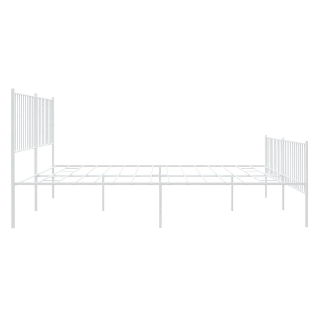 Lova Lovos rėmas su galvūgaliu/kojūgaliu, baltas, 183x213cm, metalas