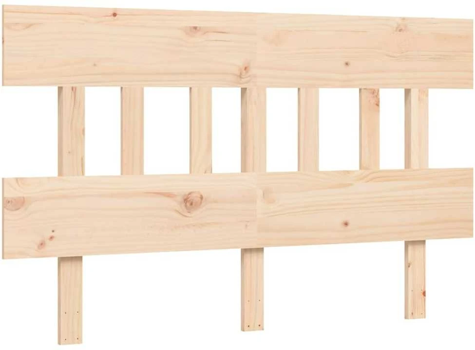 Lova Lovos rėmas su galvūgaliu, medienos masyvas, mažas dvivietis