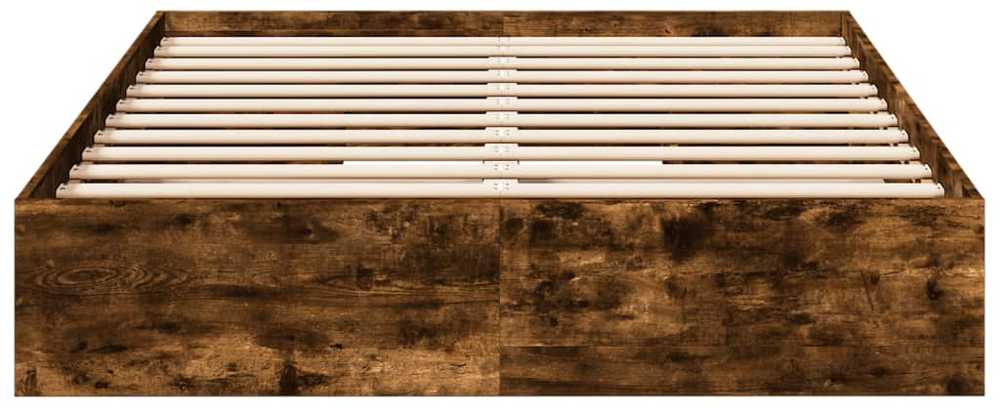 Lovos rėmas su stalčiais, dūminio ąžuolo, 140x200cm, mediena