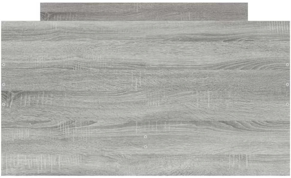 Lovos rėmas su stalčiais, pilkos ąžuolo spalvos, 100x200cm