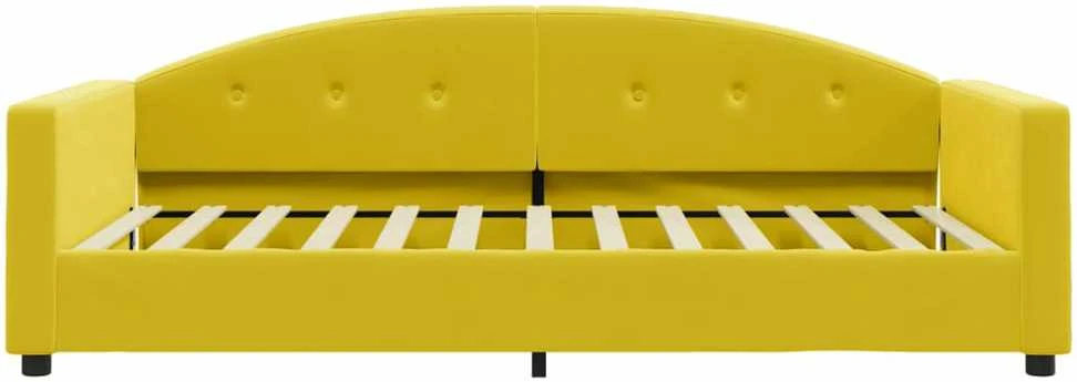 Sofa, geltonos spalvos, 100x200cm, aksomas