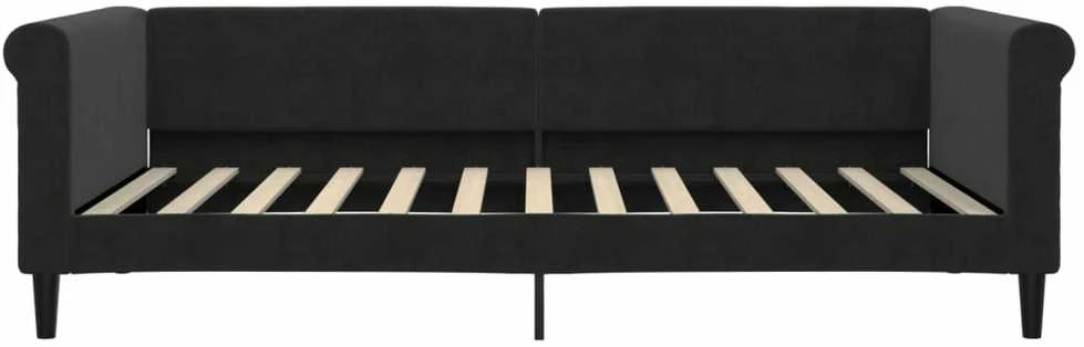 Sofa, juodos spalvos, 100x200cm, aksomas