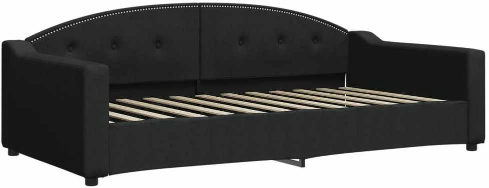Sofa, juodos spalvos, 100x200cm, audinys