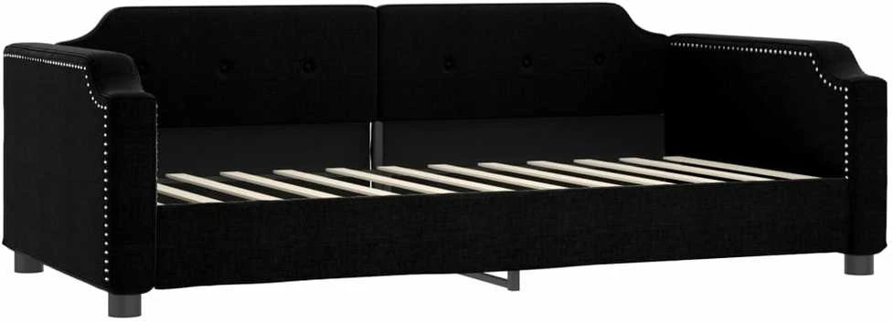 Sofa, juodos spalvos, 80x200cm, audinys