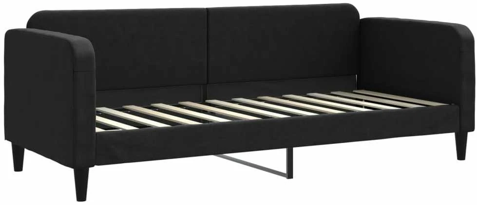 Sofa, juodos spalvos, 80x200cm, audinys