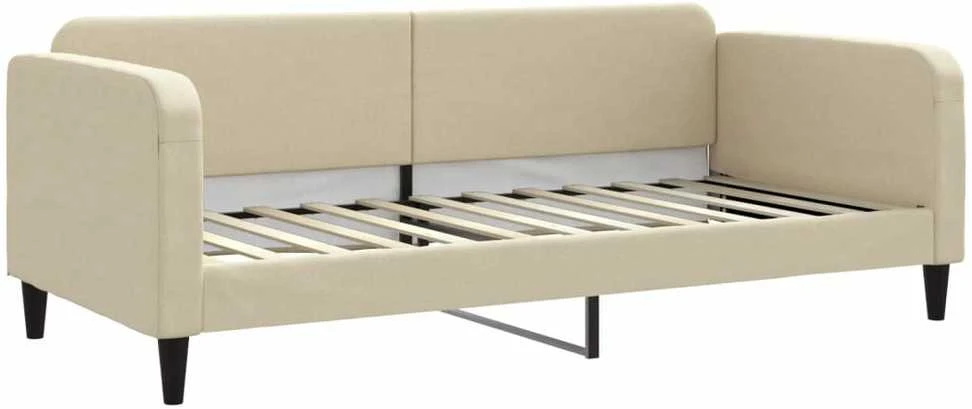 Sofa, kreminės spalvos, 90x200cm, audinys