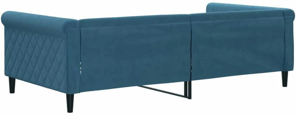 Sofa, mėlynos spalvos, 100x200cm, aksomas