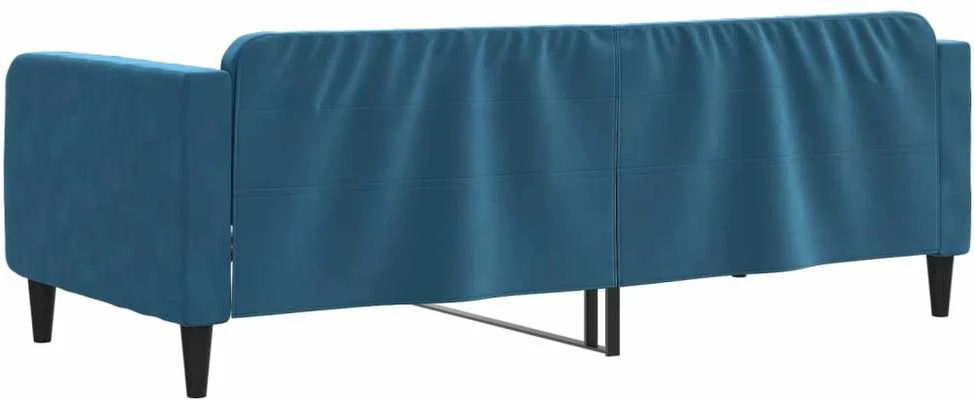 Sofa, mėlynos spalvos, 90x200cm, aksomas