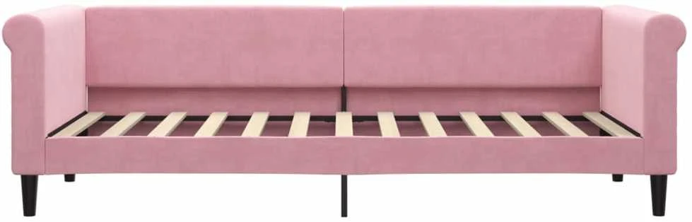 Sofa, rožinės spalvos, 80x200cm, aksomas