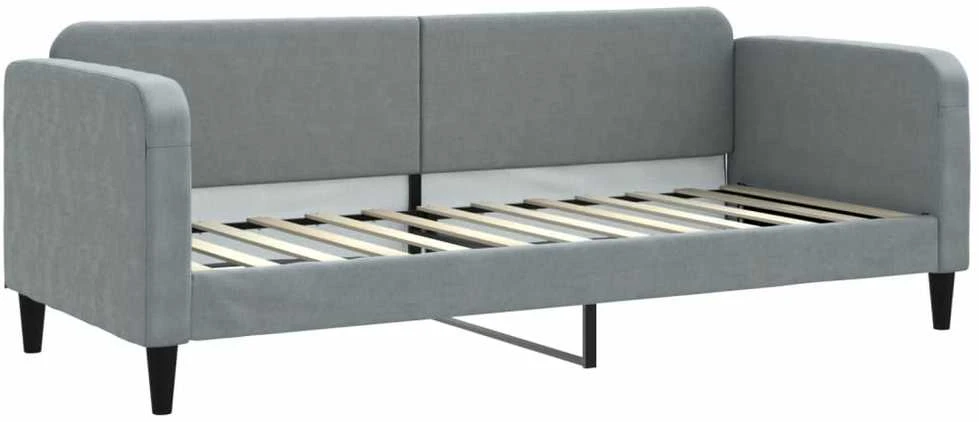 Sofa, šviesiai pilkos spalvos, 80x200cm, audinys