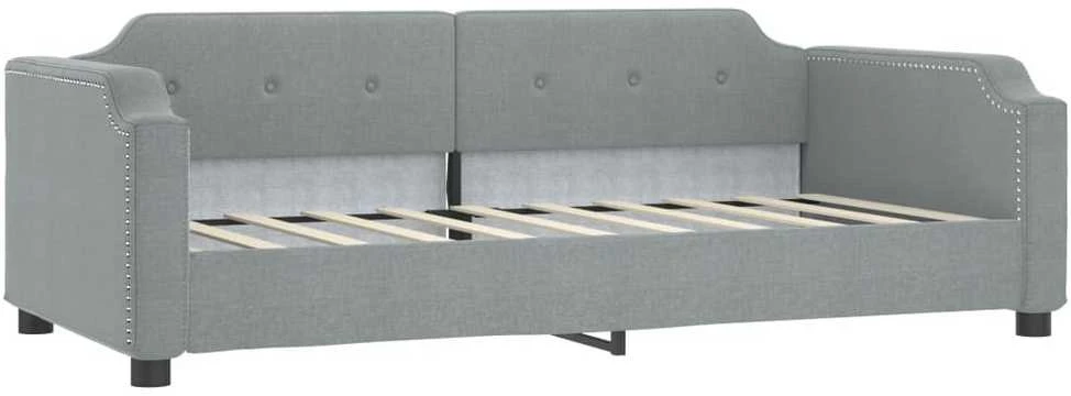 Sofa, šviesiai pilkos spalvos, 80x200cm, audinys