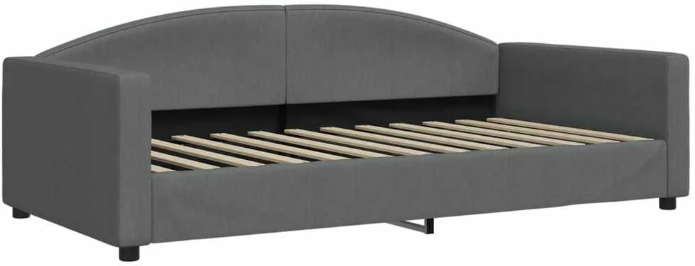 Sofa, tamsiai pilkos spalvos, 100x200cm, audinys