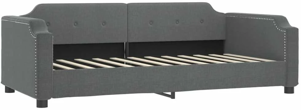 Sofa, tamsiai pilkos spalvos, 100x200cm, audinys