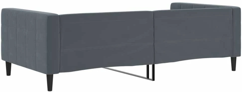 Sofa, tamsiai pilkos spalvos, 100x200cm, aksomas