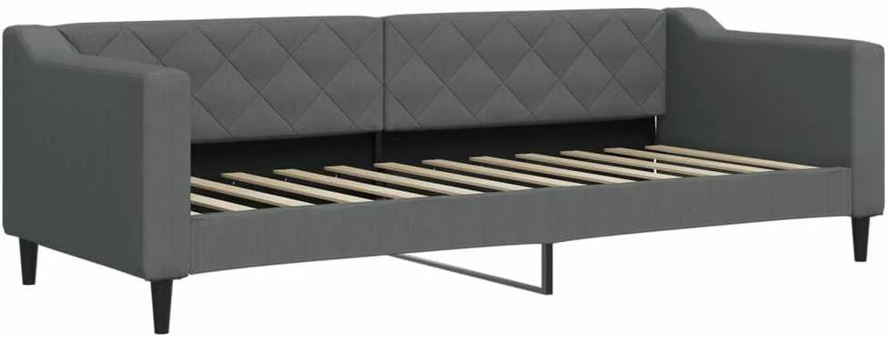 Sofa, tamsiai pilkos spalvos, 80x200cm, audinys