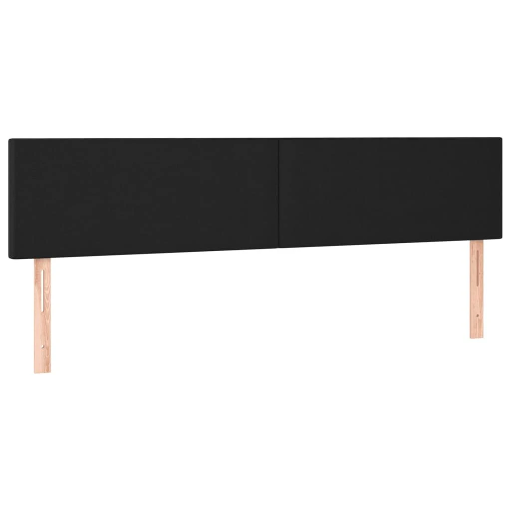 Lova su spyruoklėmis/čiužiniu/LED, juoda 200x200cm dirbtinė oda