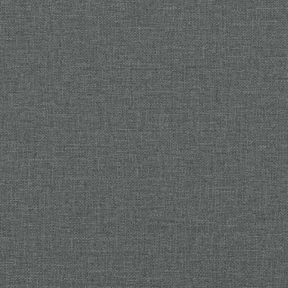 Lova su spyruoklėmis/čiužiniu,tamsiai pilka, 140x200cm, audinys