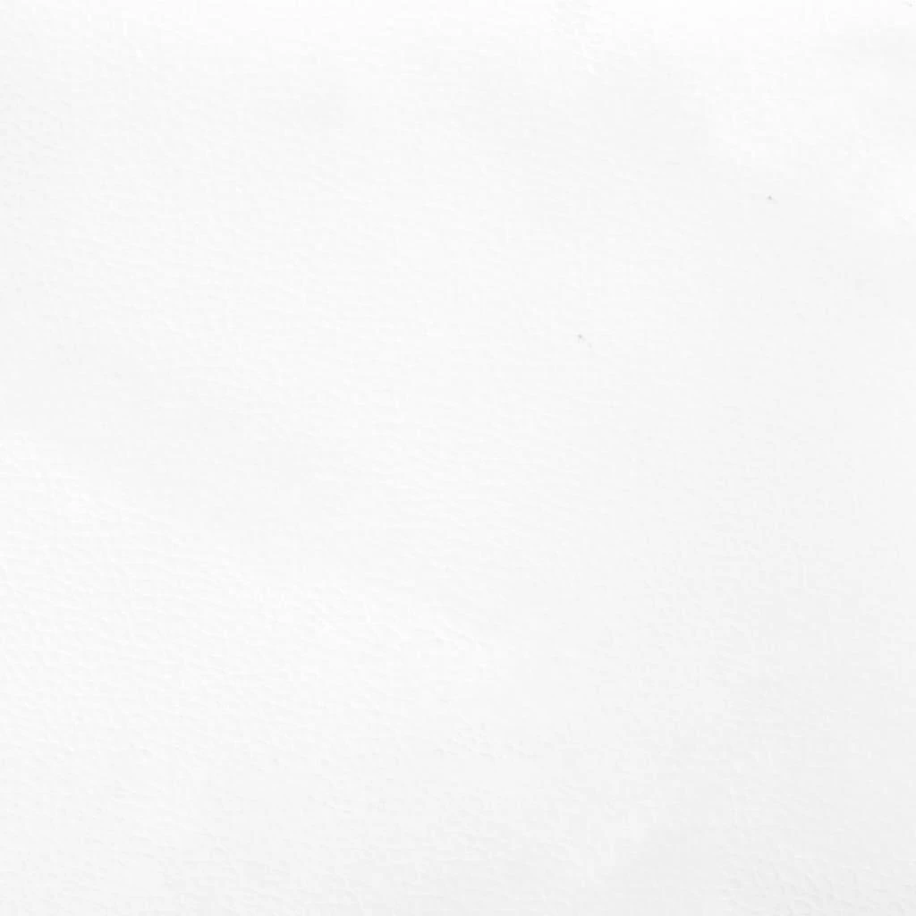 Lova su spyruoklėmis ir čiužiniu, balta,100x200cm, dirbtinė oda