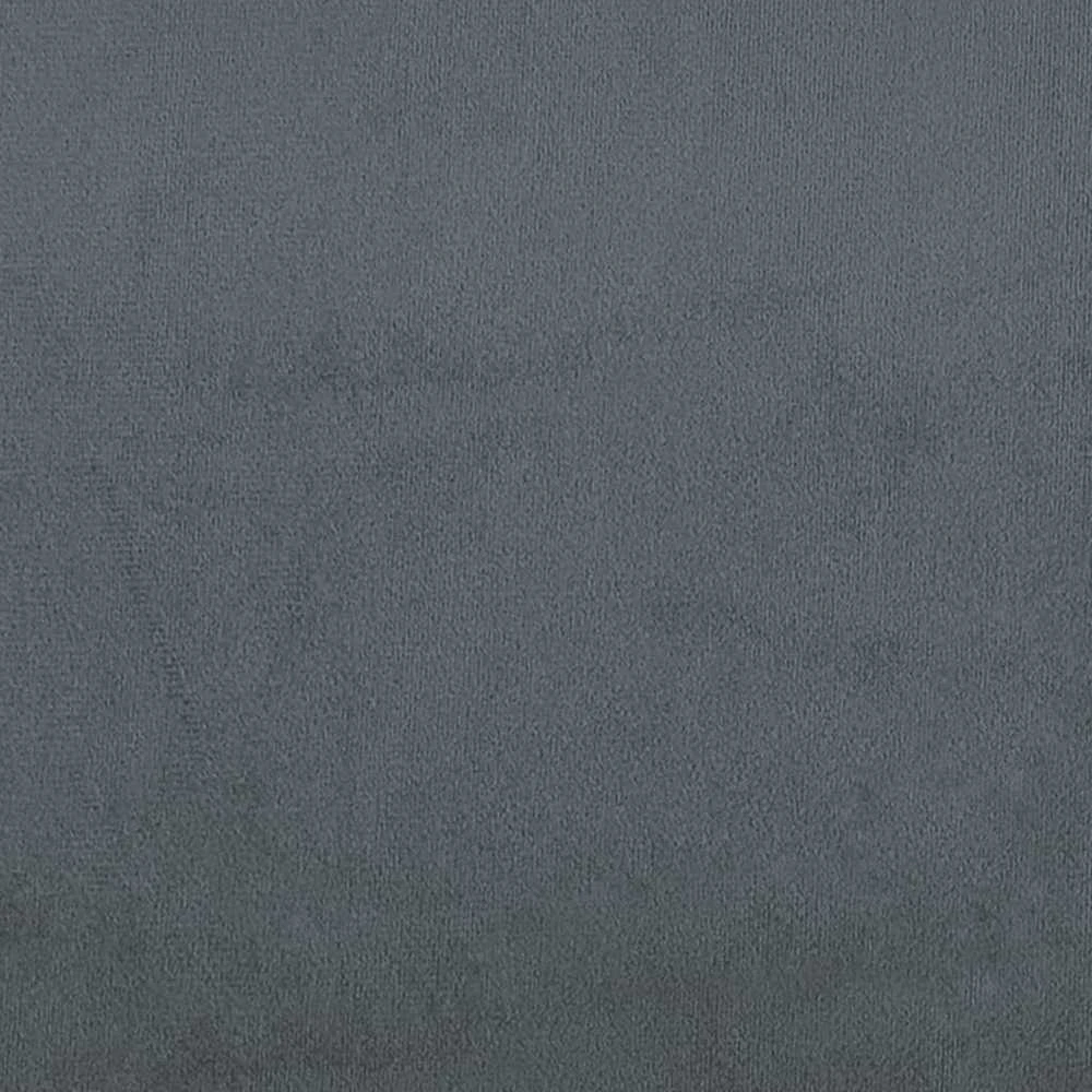 Lova su spyruoklėmis ir čiužiniu, pilka, 180x200 cm, aksomas
