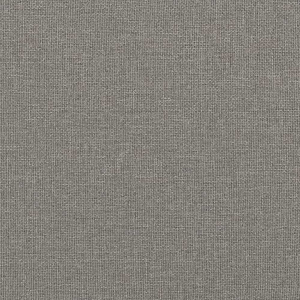Lova su spyruoklėmis ir čiužiniu, taupe, 120x200 cm, audinys