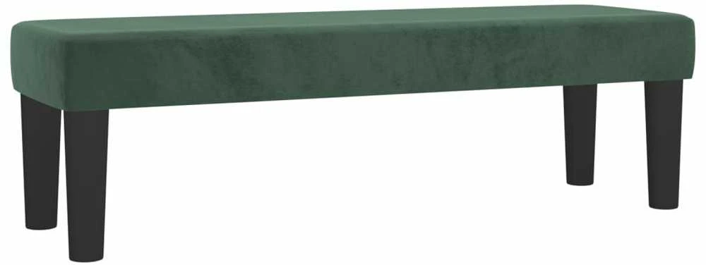 Lova su spyruoklėmis ir čiužiniu, žalia, 180x200 cm, aksomas