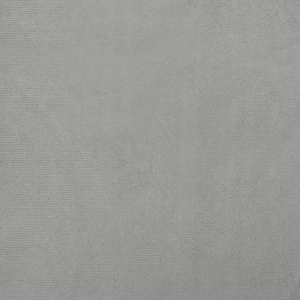 Lova šunims, šviesiai pilkos spalvos, 70x45x26,5cm, aksomas