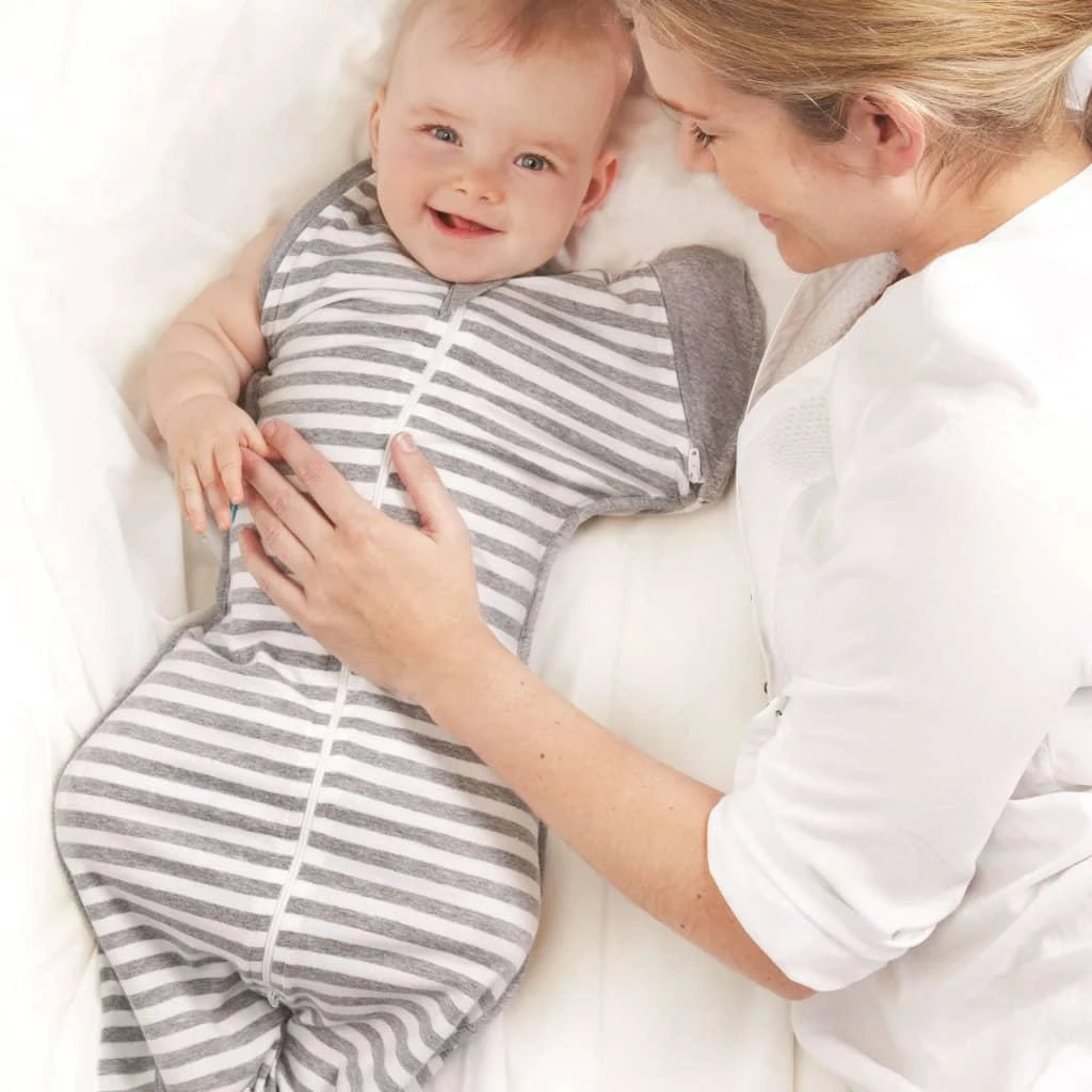 Love to Dream Vystyklas kūdikiui Swaddle UP, pilkas, L dydžio