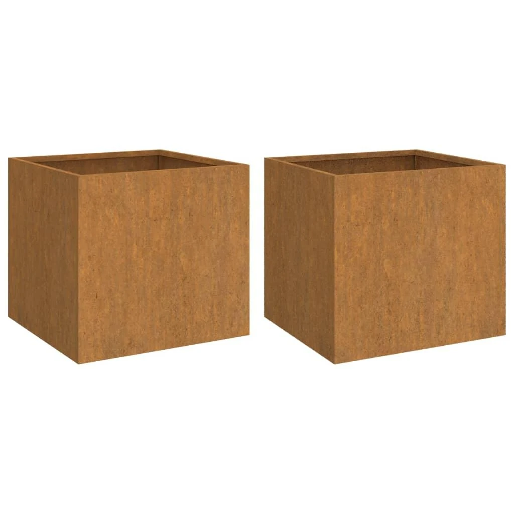 Loveliai, 2vnt., 49x47x46cm, Corten plienas