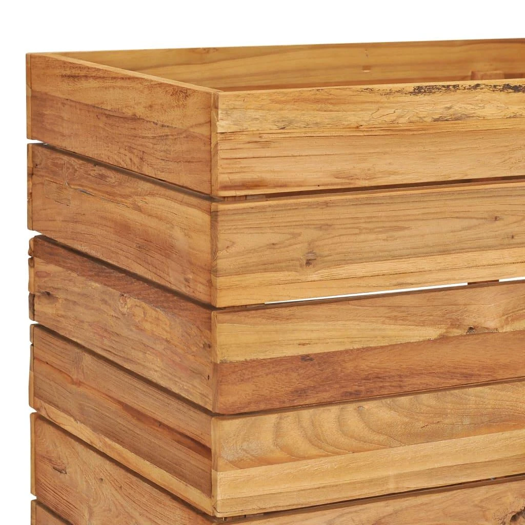 Aukštas lovelis, 100x40x55cm, perdirbtas tikmedis ir plienas