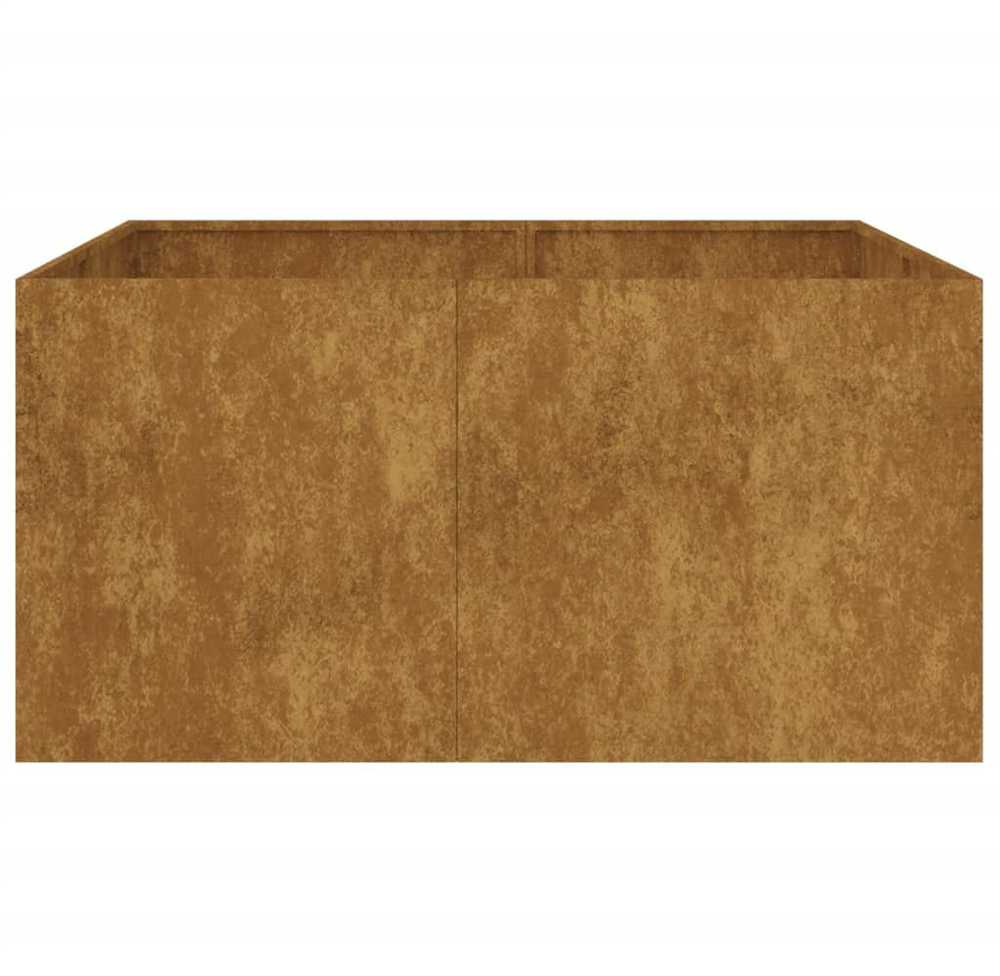 Lovelis, 80x80x40cm, Corten plienas