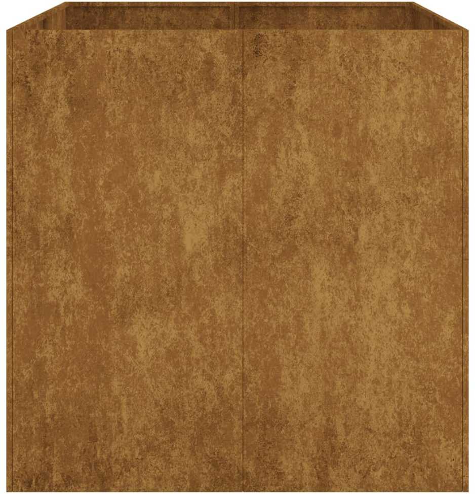Lovelis, 80x80x80cm, Corten plienas