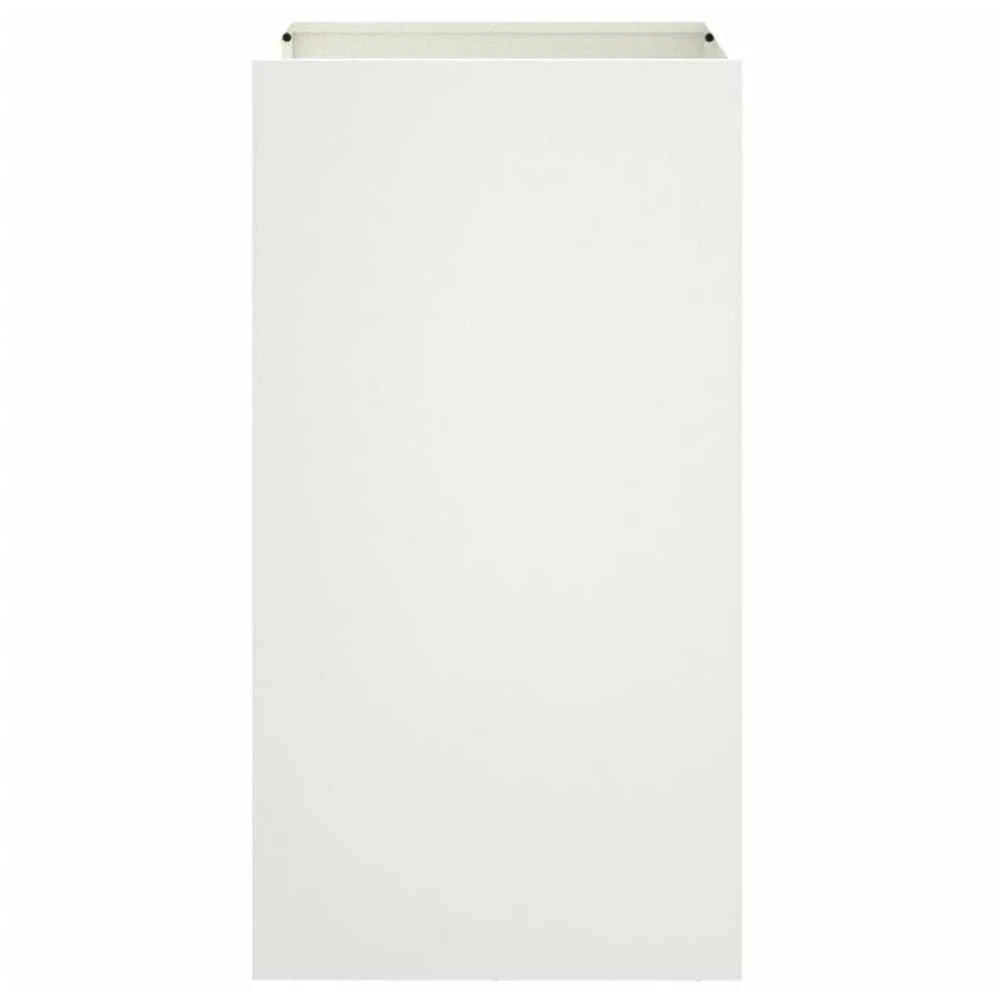 Lovelis, baltos spalvos, 42x38x75cm, šaltai valcuotas plienas