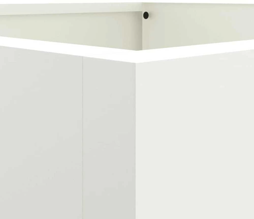Lovelis, baltos spalvos, 52x48x75cm, šaltai valcuotas plienas
