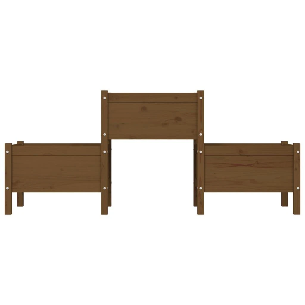 Lovelis, medaus rudas, 178,5x44x75cm, pušies medienos masyvas
