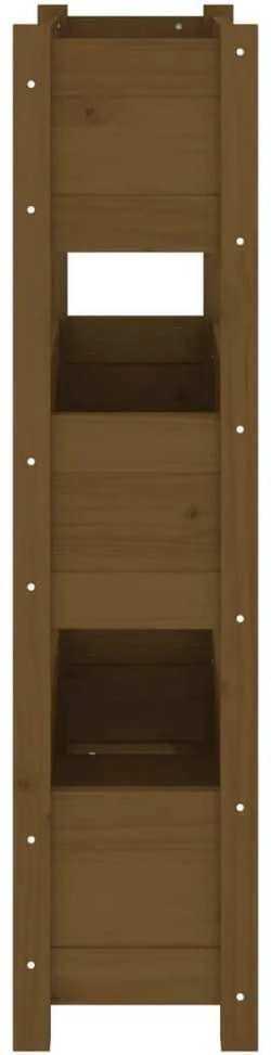 Lovelis, medaus rudas, 77x25x104,5cm, pušies medienos masyvas
